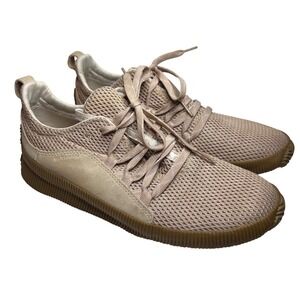Sorel Out N About Plus Lace Waterproof Sneakers Tan Gum Women 10 NL3257-257